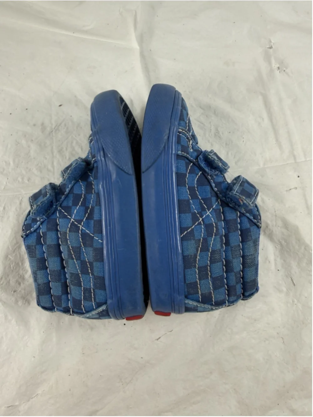 Vans TODDLER Sk8-Mid Reissue V Mono Checkerboard Blue SIZE 5